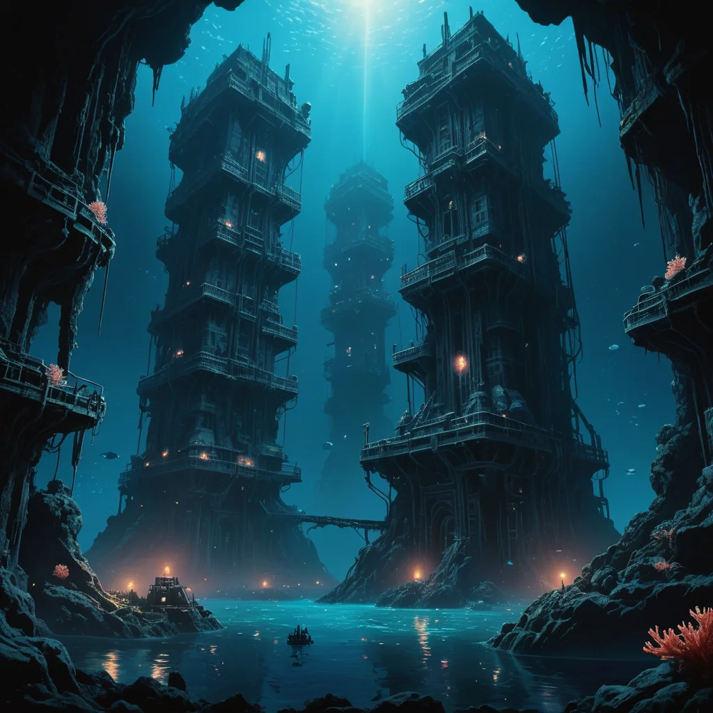 Abyssal Metropolis — SDXL AI prompt