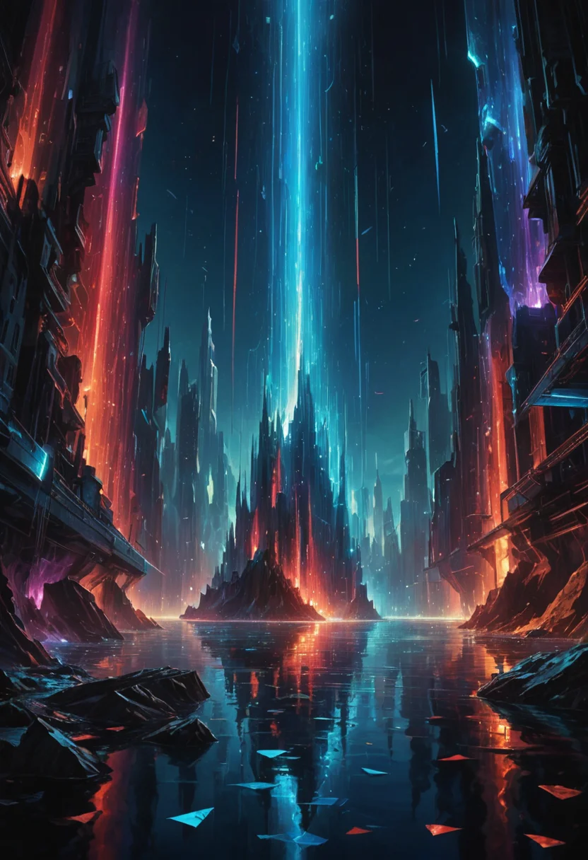Prism City Abyss — SDXL AI prompt