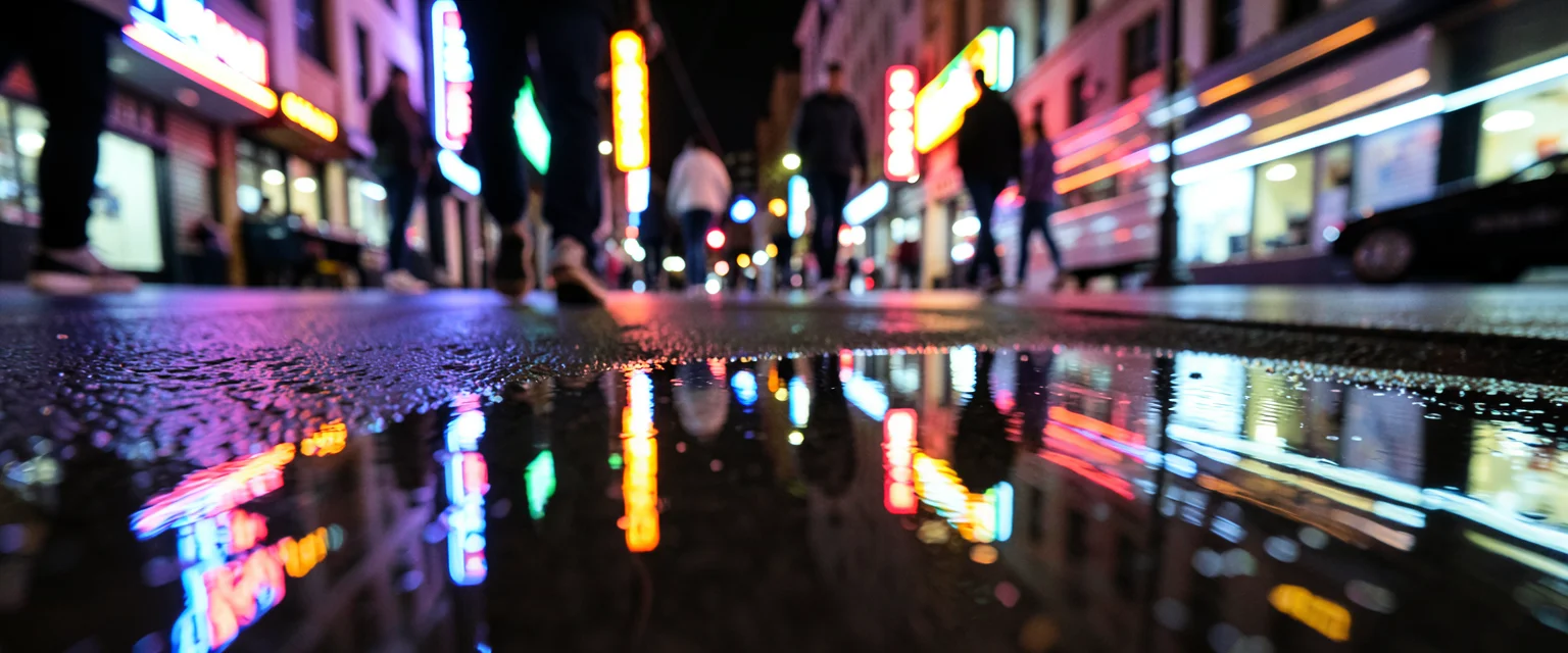 Wet Reflection — Flux AI prompt