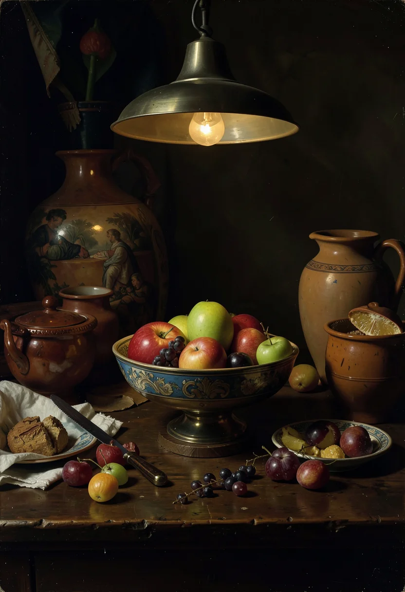 The Gilded Table — Flux AI prompt