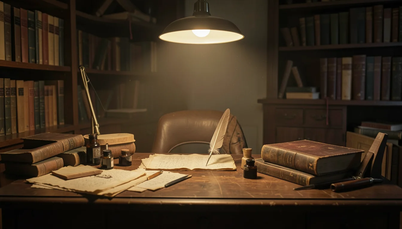 Library Light — Flux AI prompt