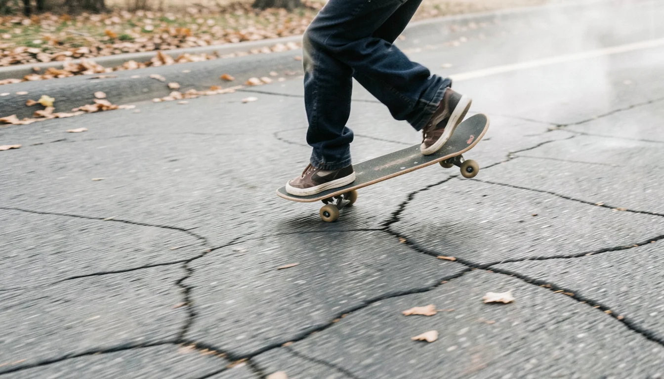 concrete-pavement-flow — Flux AI prompt