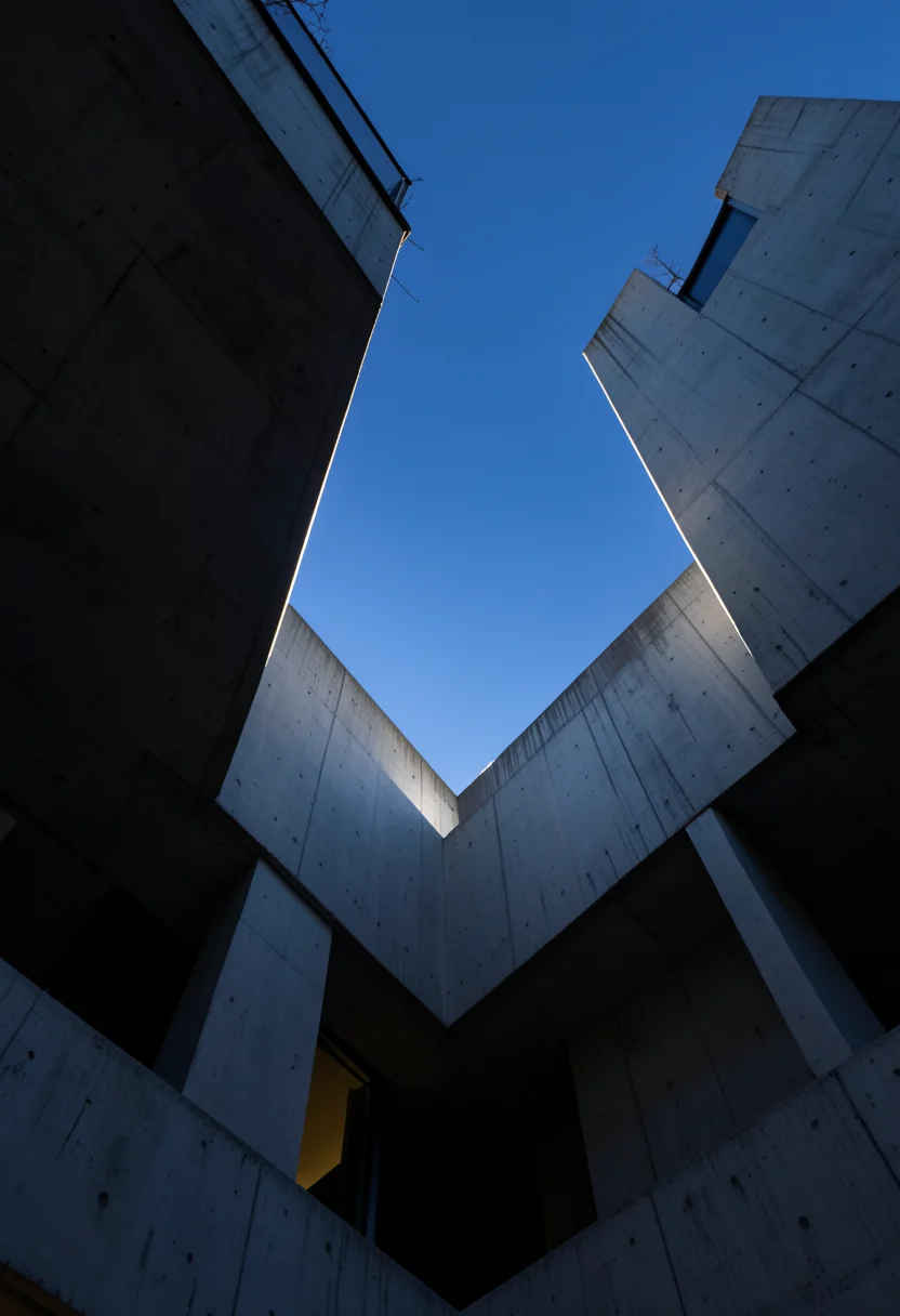 Rim Lit Architecture — Flux AI prompt