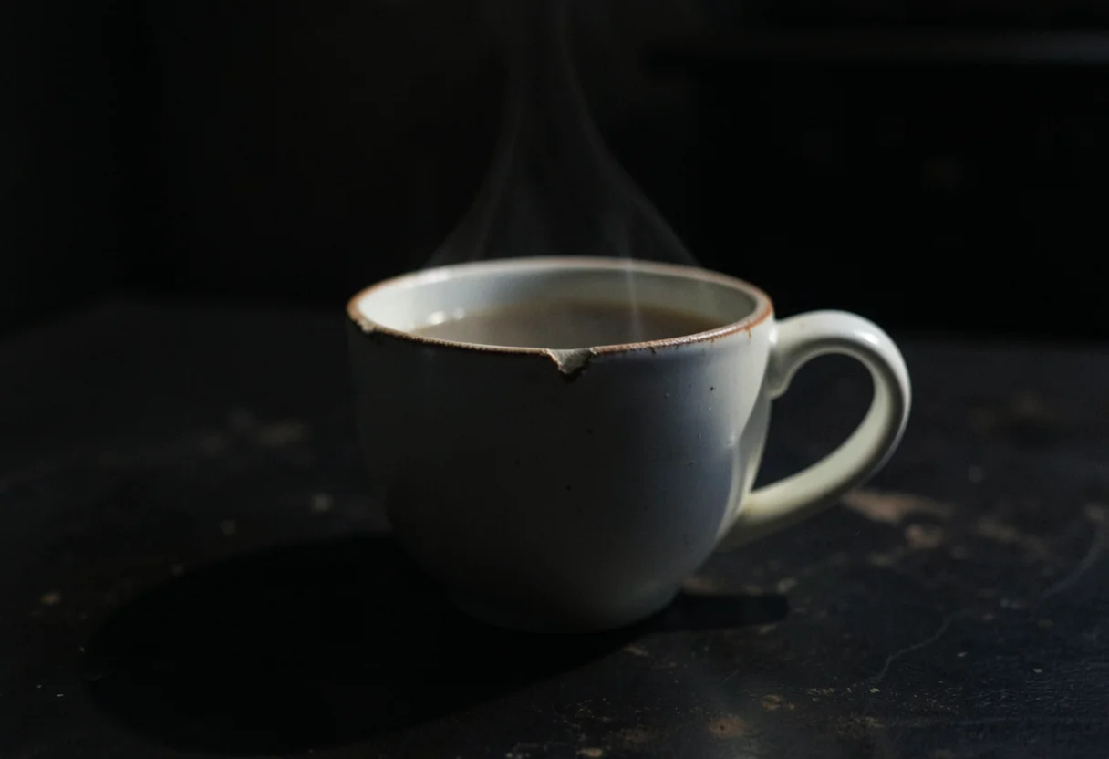 Rim Lit Teacup Study — Flux AI prompt