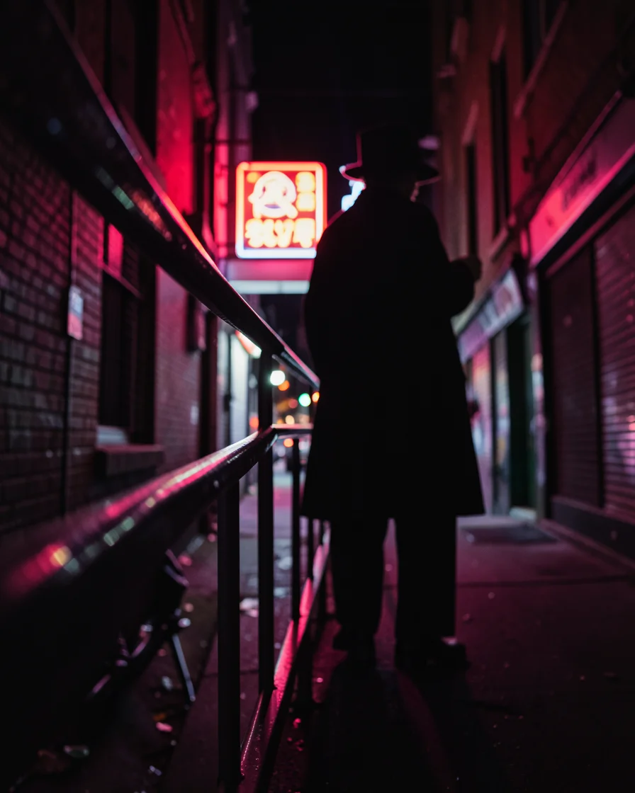 The Edge of the Frame — Flux AI prompt