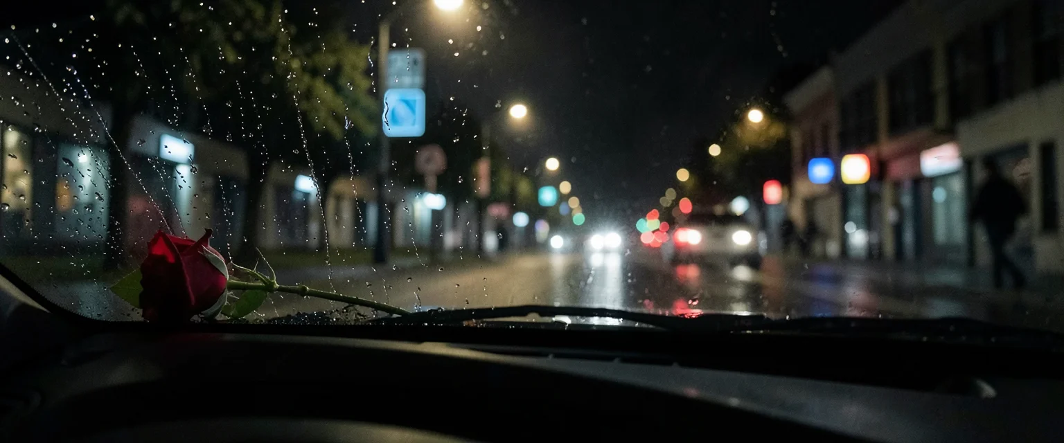 Night Drive Bloom — Flux AI prompt