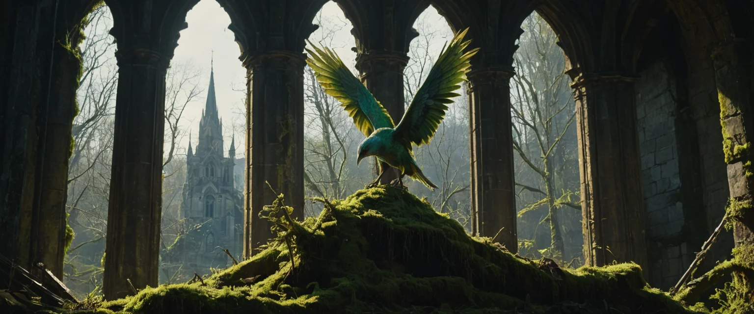 Mechanical Nest of the Ruin — SDXL AI prompt