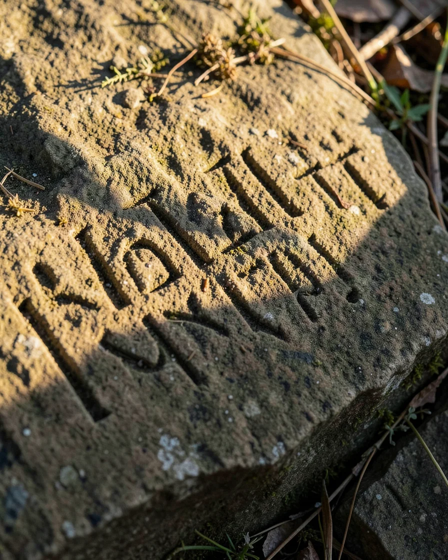 Stone Script — Flux AI prompt