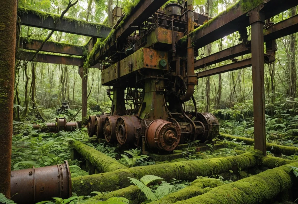 Verdigris Decay — SDXL AI prompt