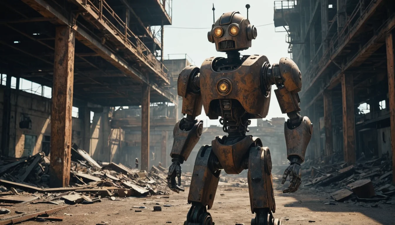 Rusted Iron Sentinel — SDXL AI prompt