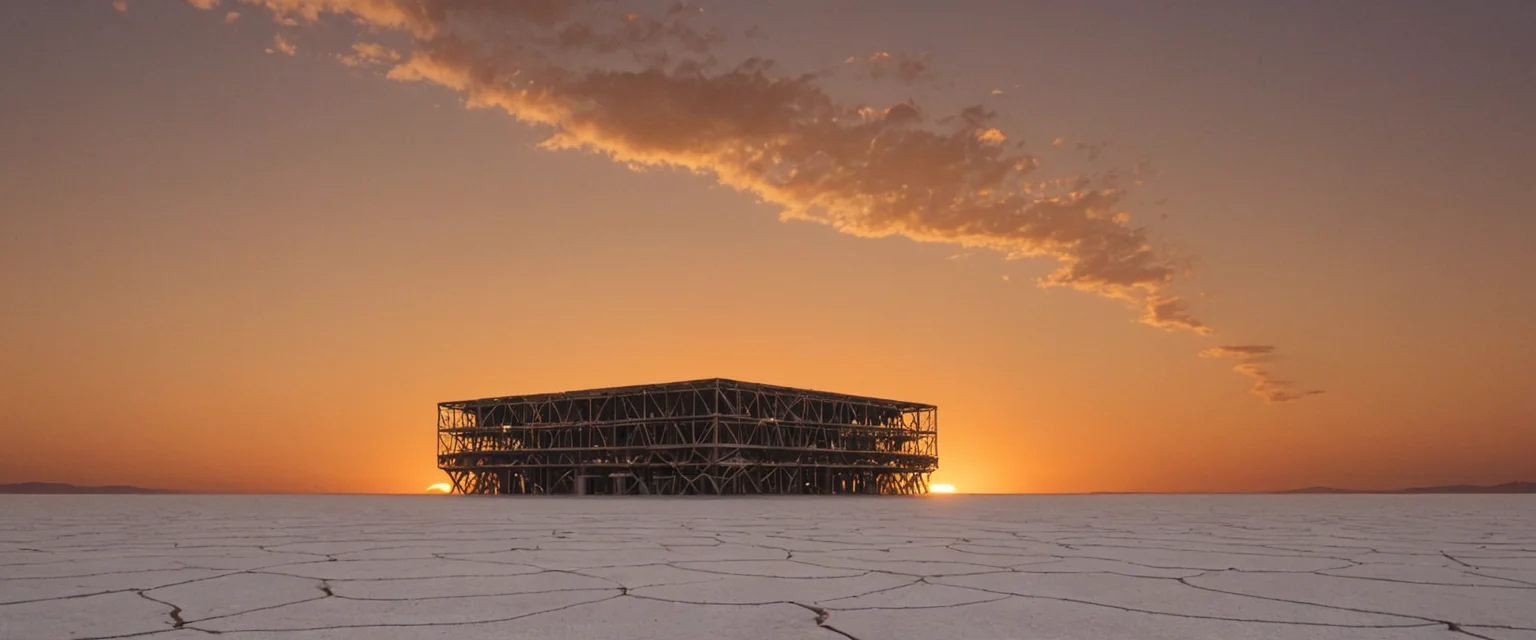 Salt Desert Monolith — SDXL AI prompt