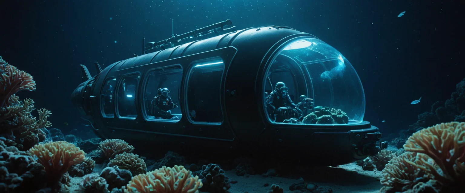 Crystal Abyss Descent — SDXL AI prompt