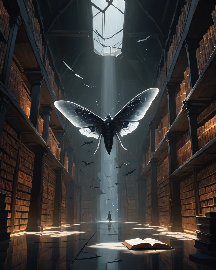 Silent Archive Void — SDXL AI prompt