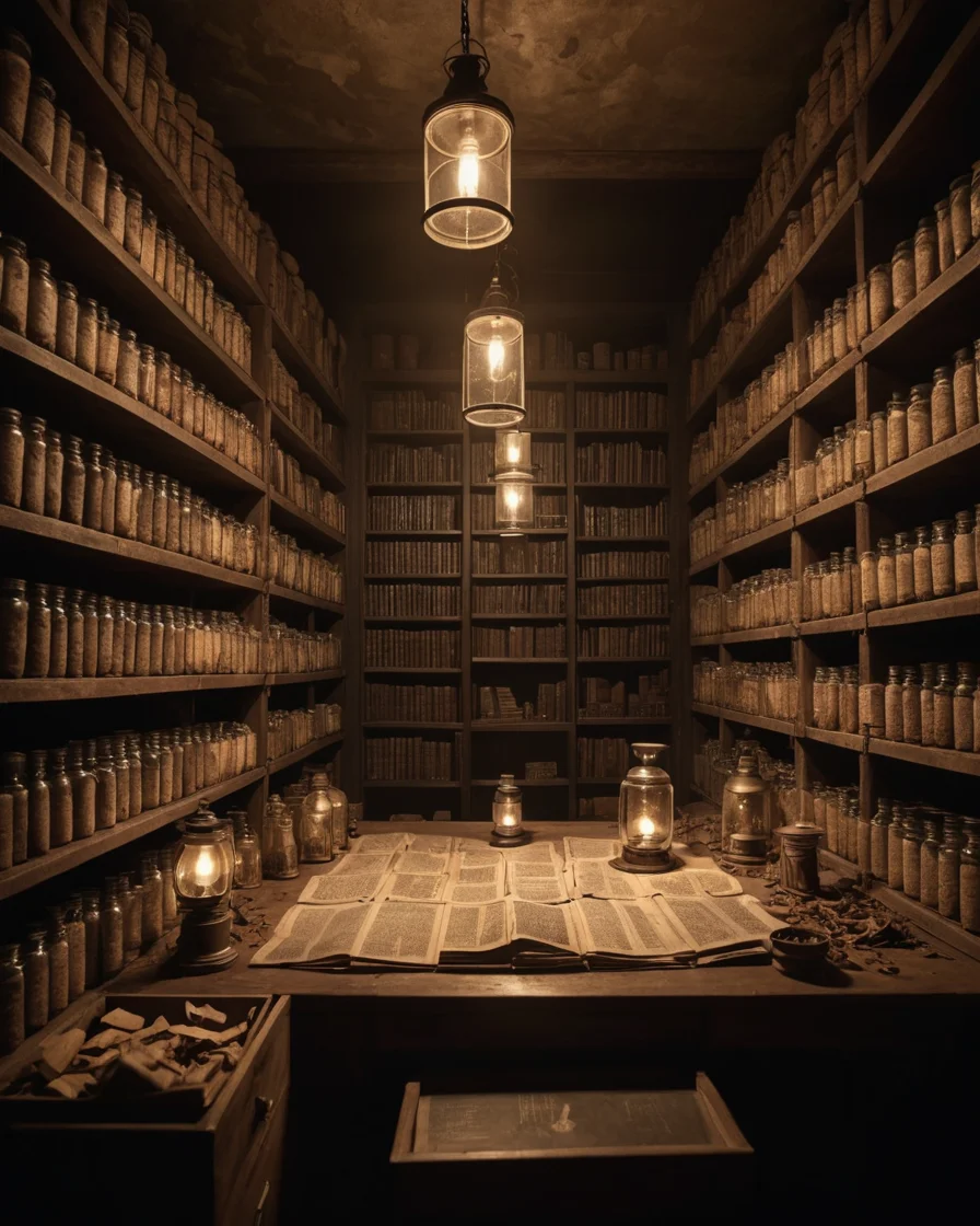 Silent Archive (illustration) — SDXL AI prompt