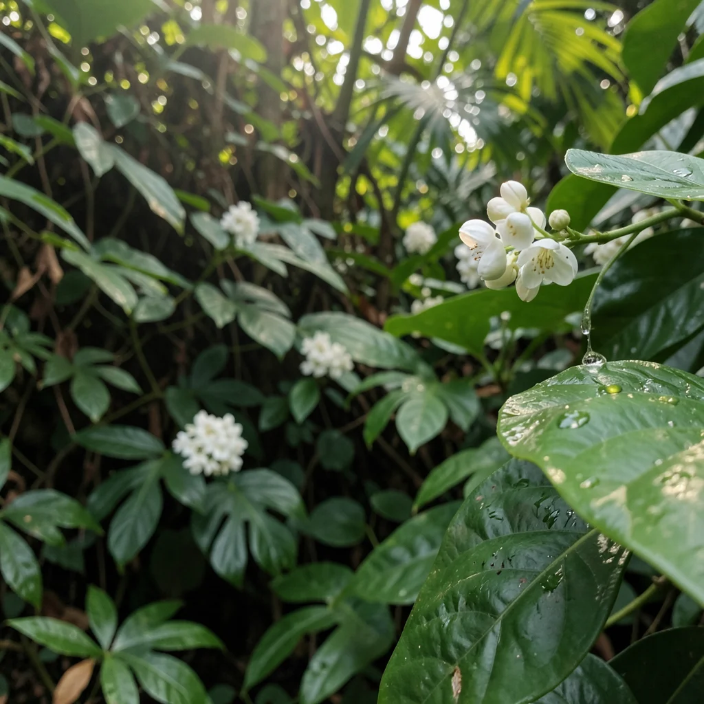 Botanical Haze — Flux AI prompt