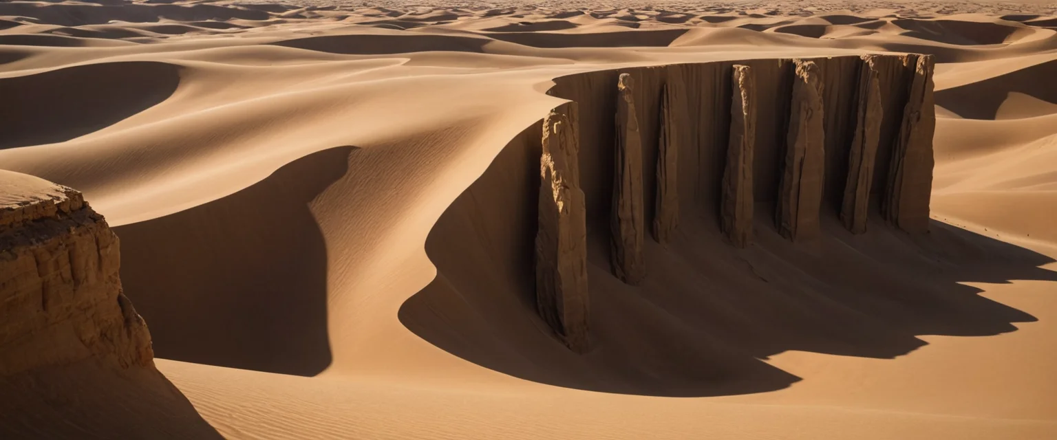 Desert Silk Monolith — SDXL AI prompt