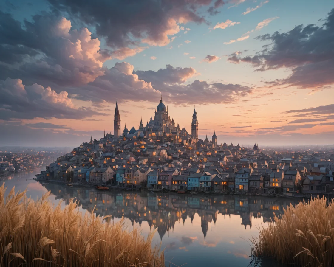 Silk Sky-City — SDXL AI prompt