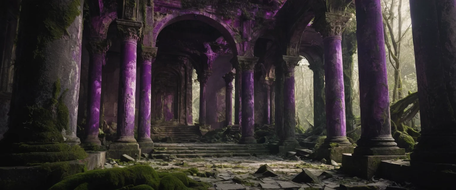 Silk Temple Ruin — SDXL AI prompt