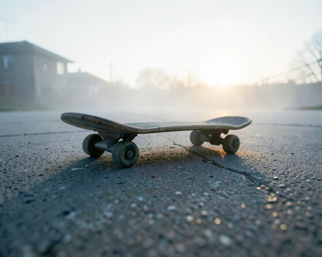 Skate Dawn Chill — Flux AI prompt