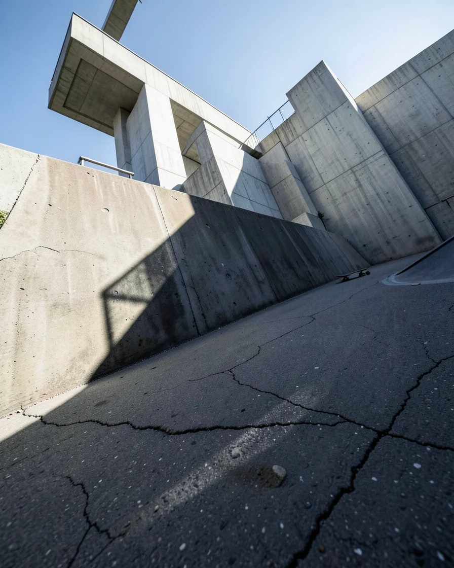 Skate Dawn Geometry — Flux AI prompt