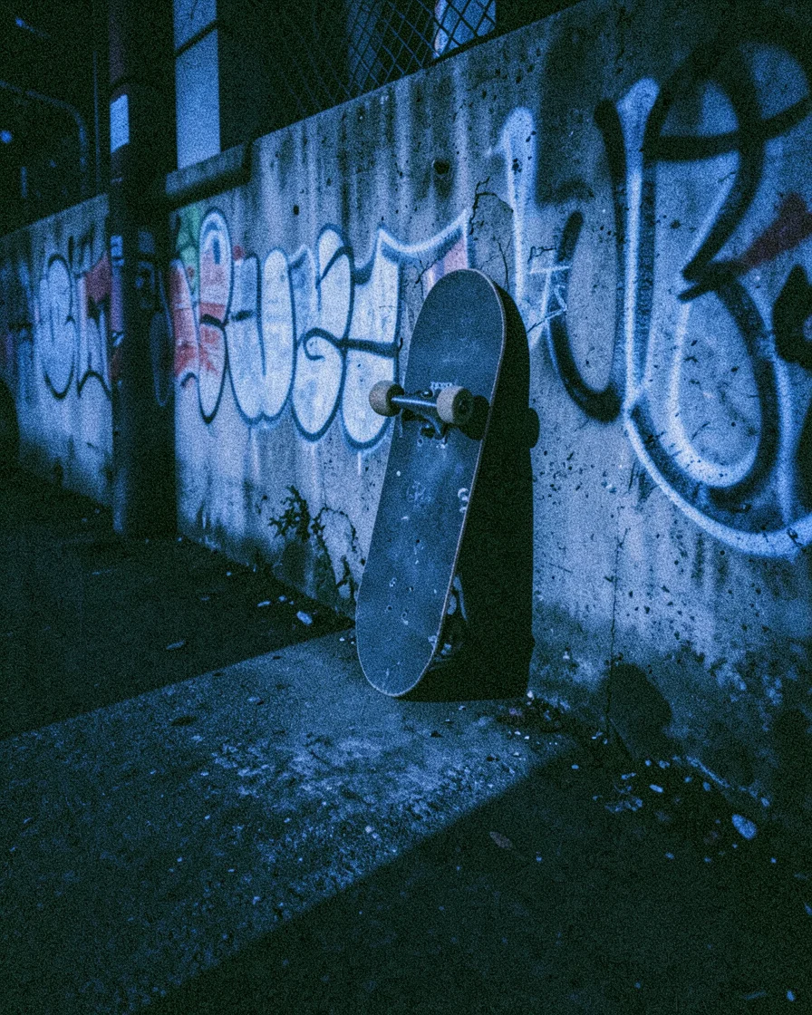 Dusk Skate Spot — Flux AI prompt