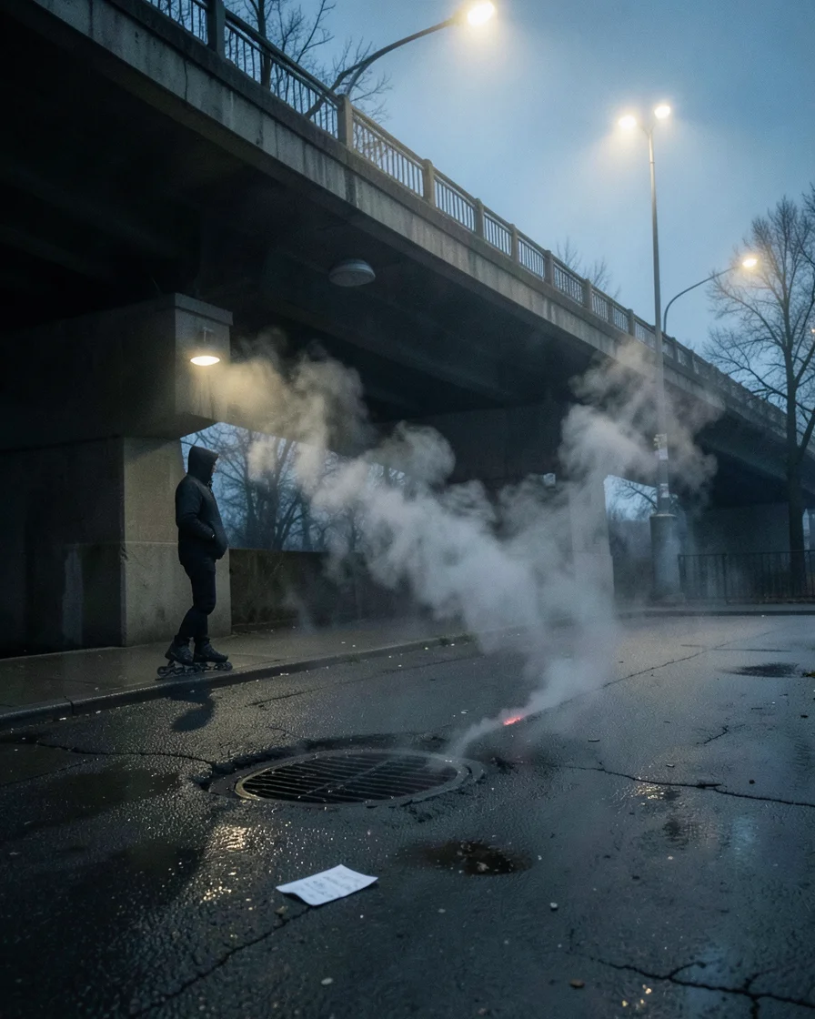 Concrete Chill — Flux AI prompt