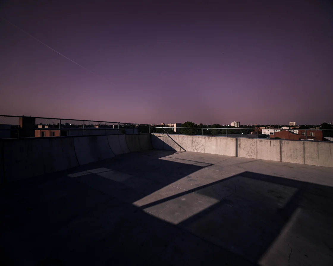 Concrete Rail Zenith — Flux AI prompt
