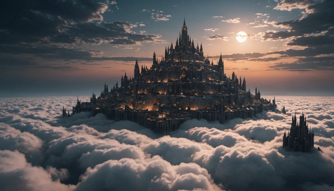 Floating Citadel — SDXL AI prompt
