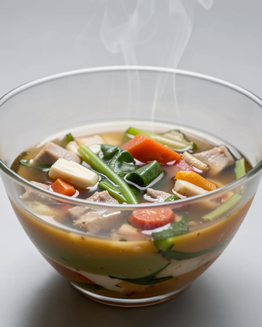 Stepped Consommé — Flux AI prompt