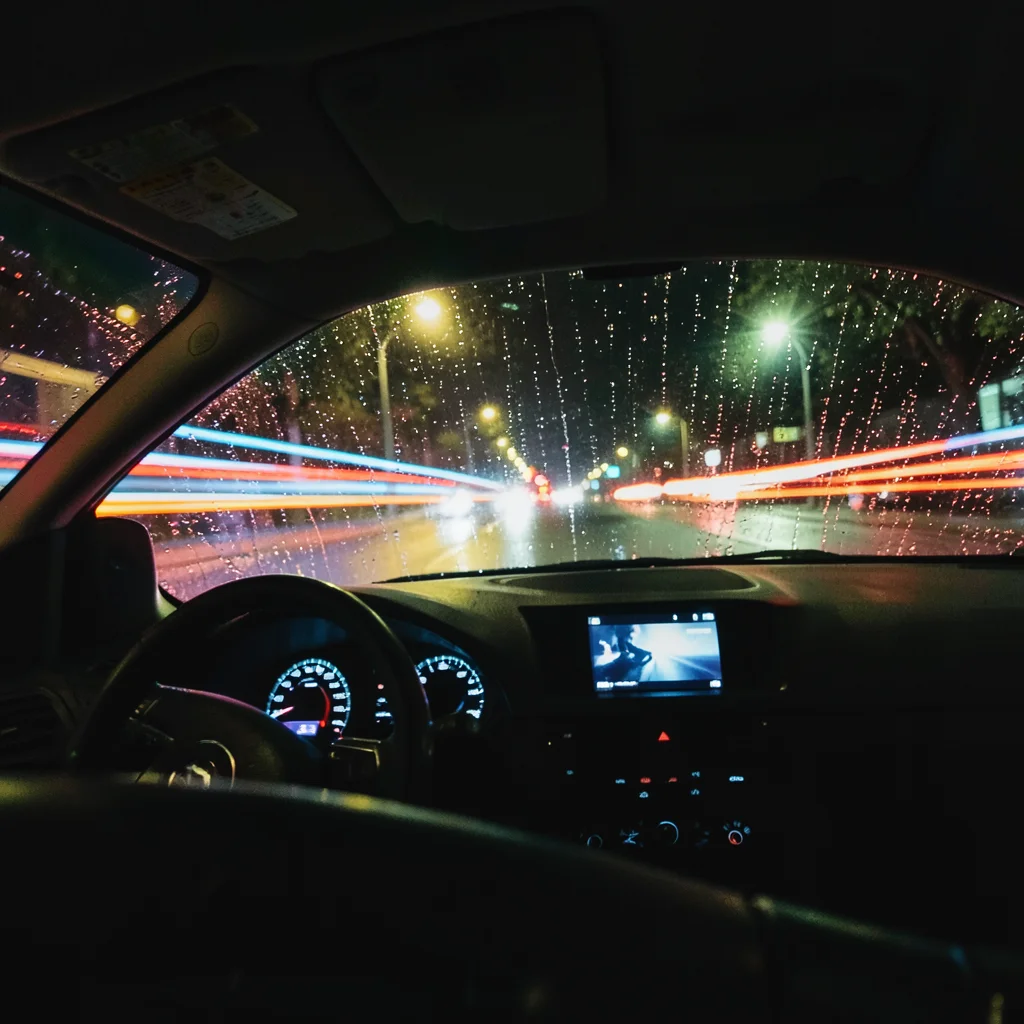 Midnight Blur — Flux AI prompt