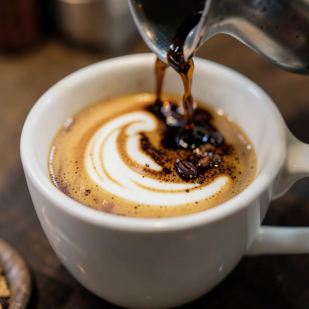 The Velvet Pour — Flux AI prompt
