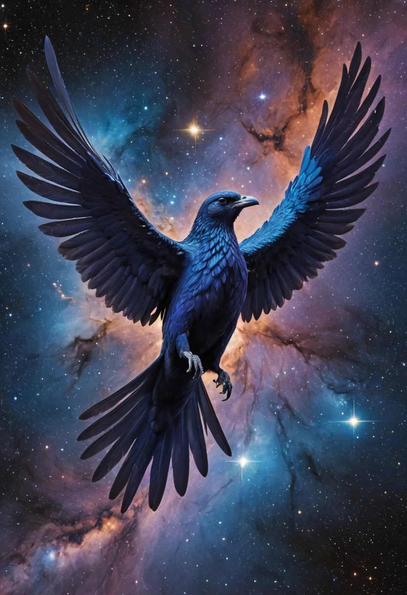 Celestial Shadow Falcon — SDXL AI prompt