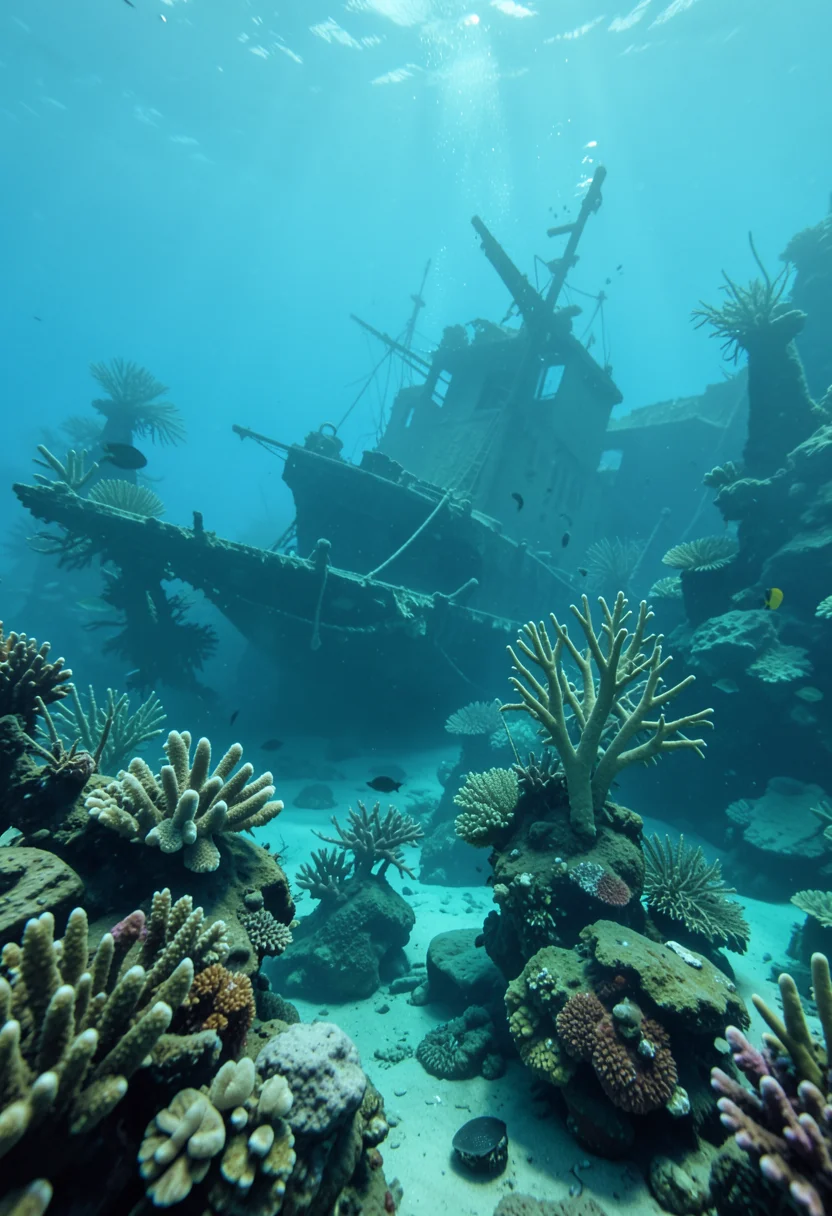 Sunken Echoes — Flux AI prompt