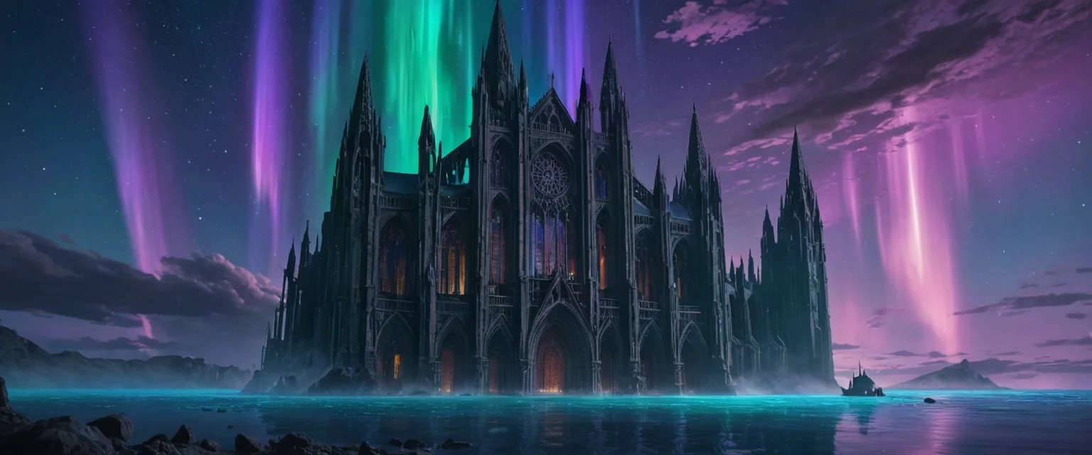 Abyssal Cathedral — SDXL AI prompt