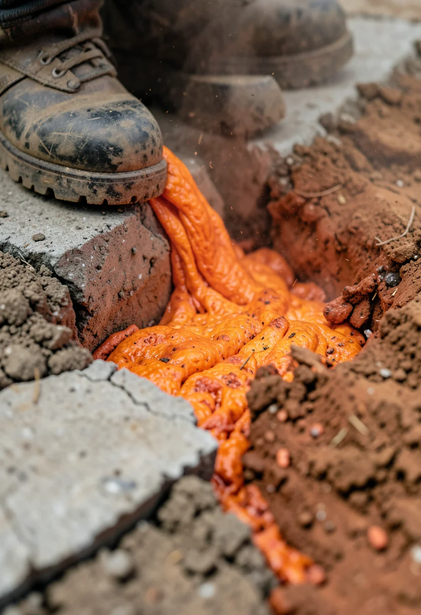 Subsurface Fire Study — Flux AI prompt