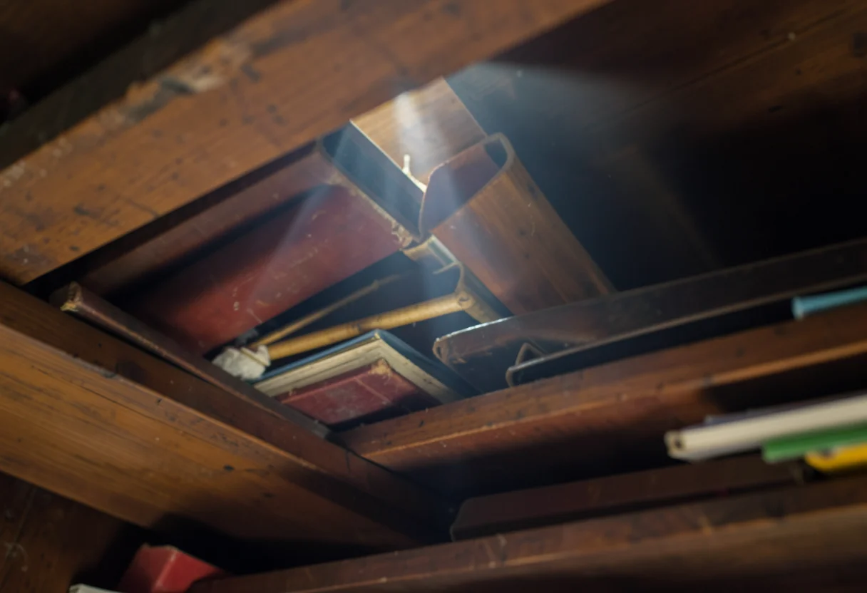 Under the Display — Flux AI prompt