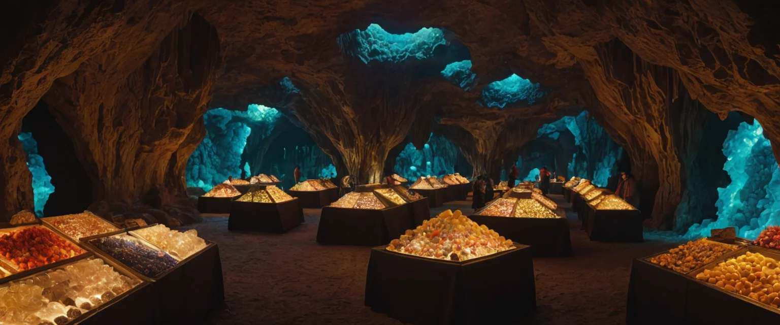Gemstone Bazaar — SDXL AI prompt