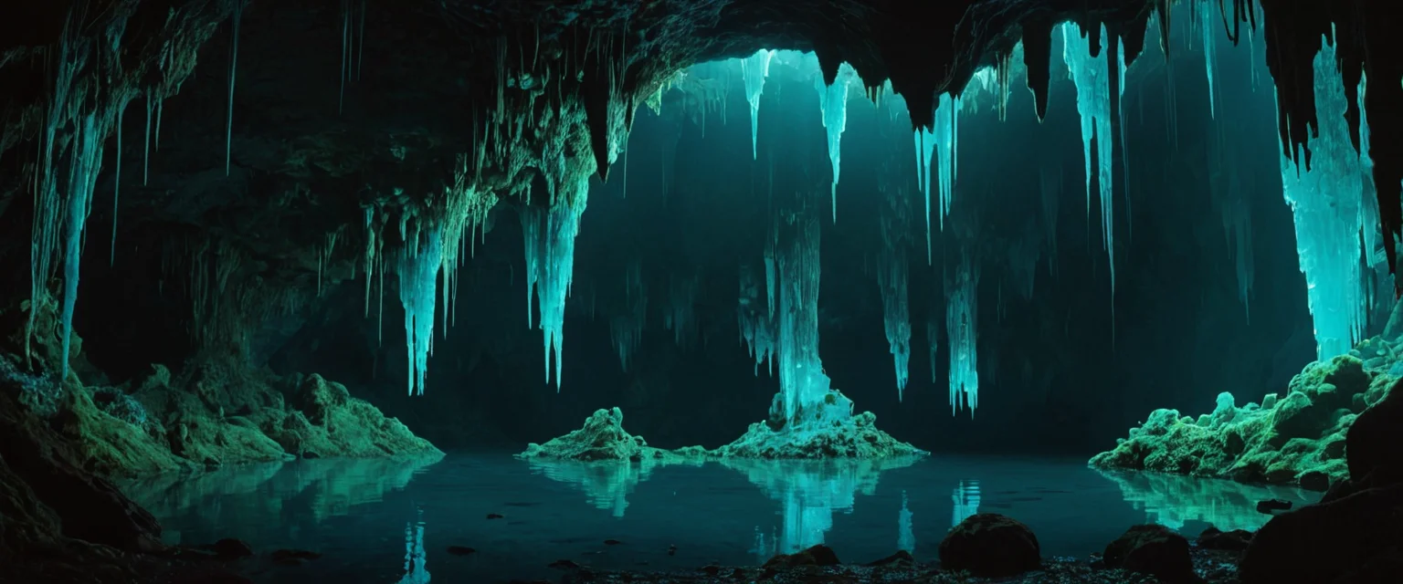 Subterranean Lumina Grotto — SDXL AI prompt