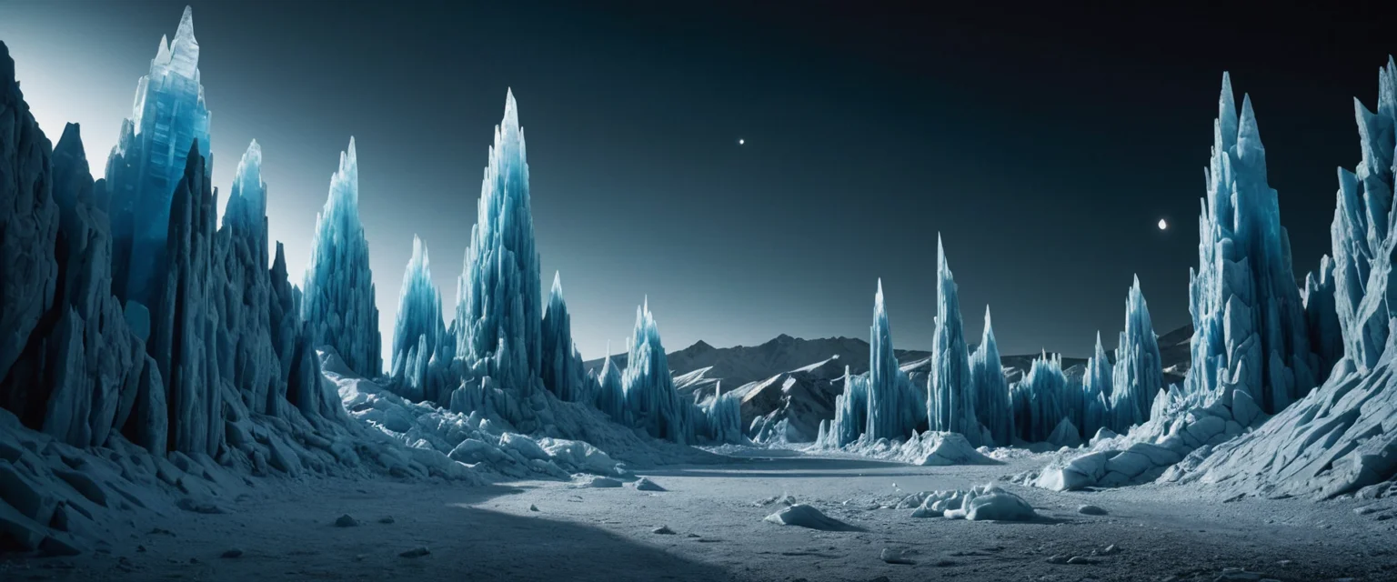Glacial Metropolis — SDXL AI prompt