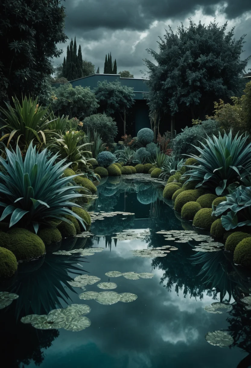 Liquid Time Garden (fantasy) — SDXL AI prompt