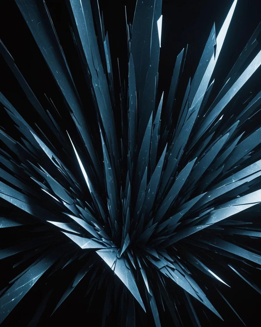 Temporal Shard Flow (still-life) — SDXL AI prompt