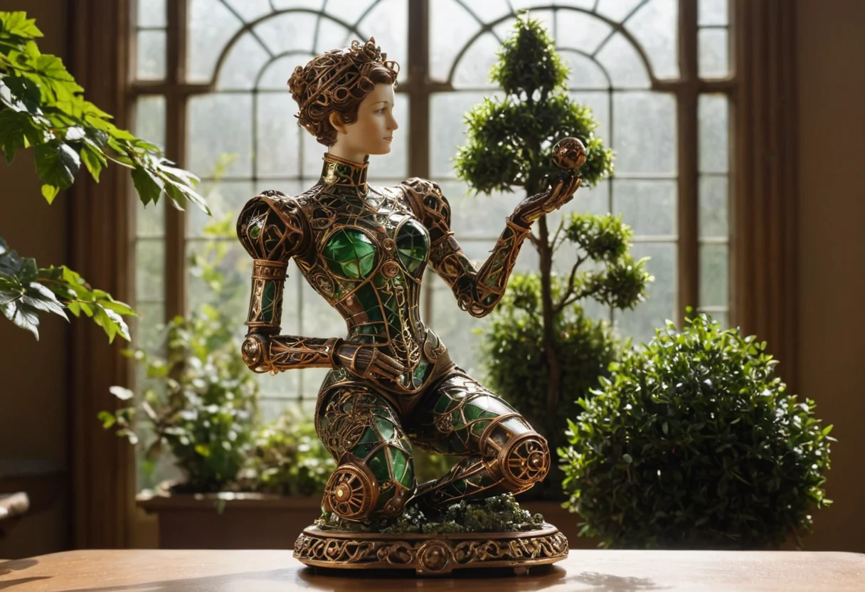 Automaton Gardener — SDXL AI prompt
