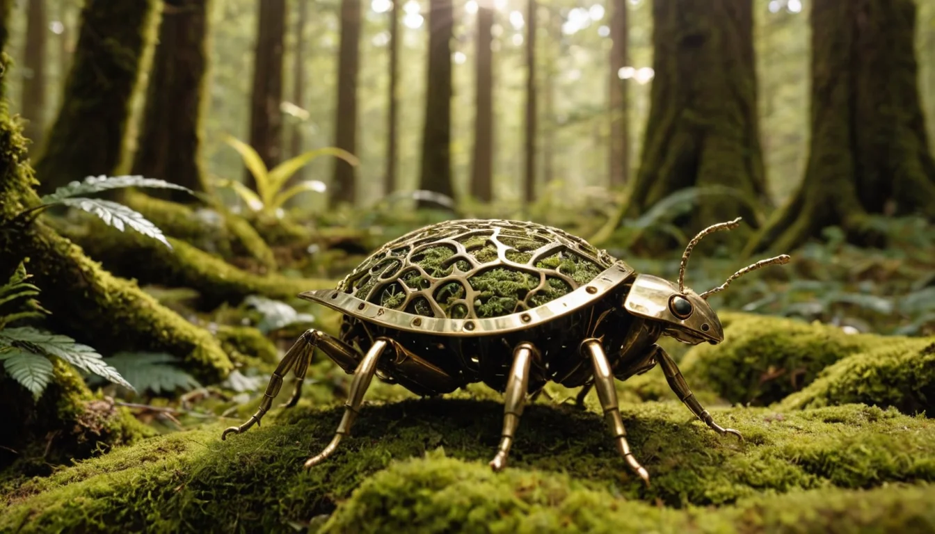 The Brass Leaf Canopy — SDXL AI prompt