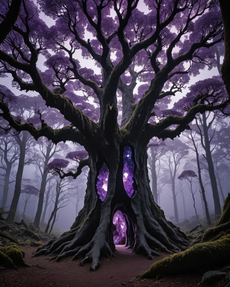 Geode Forest — SDXL AI prompt