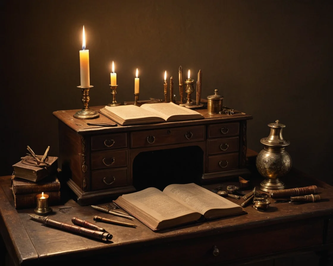 The Scribe's Crucible — SDXL AI prompt