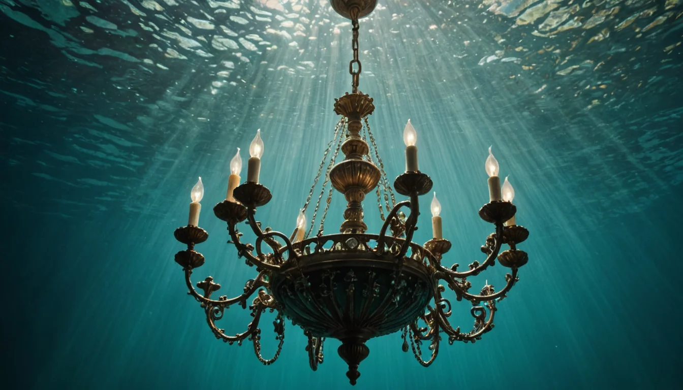 The Submerged Chandelier — SDXL AI prompt