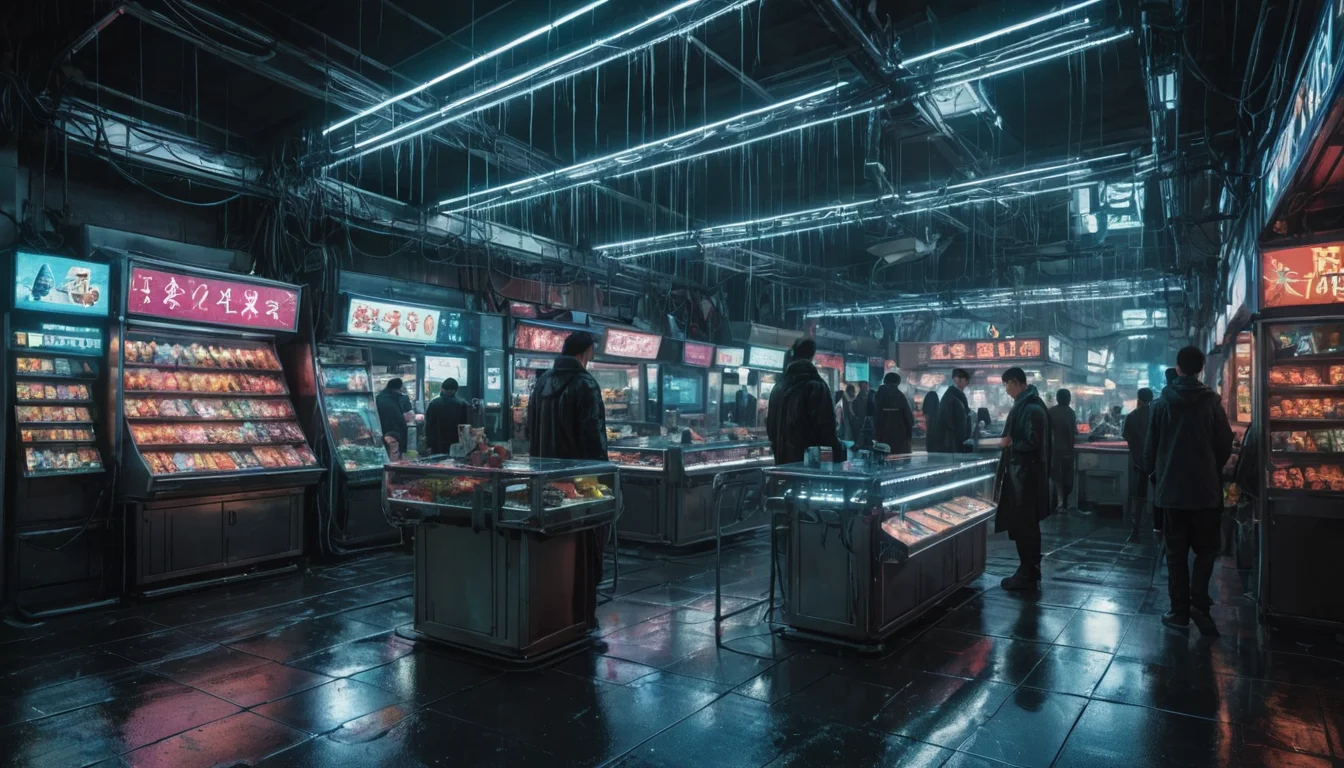 The Vapor Market of Silks — SDXL AI prompt