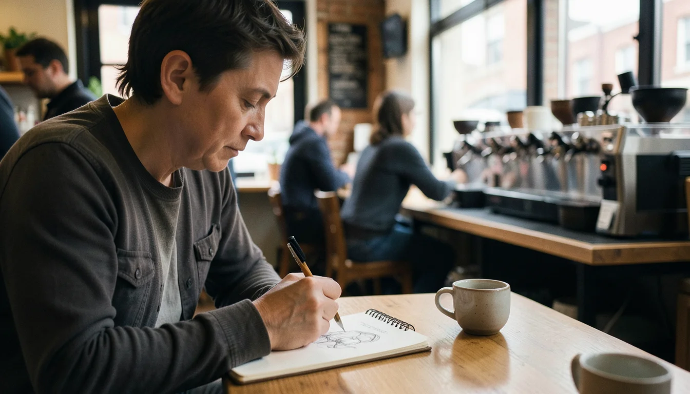 Coffee Stop Flow — Flux AI prompt