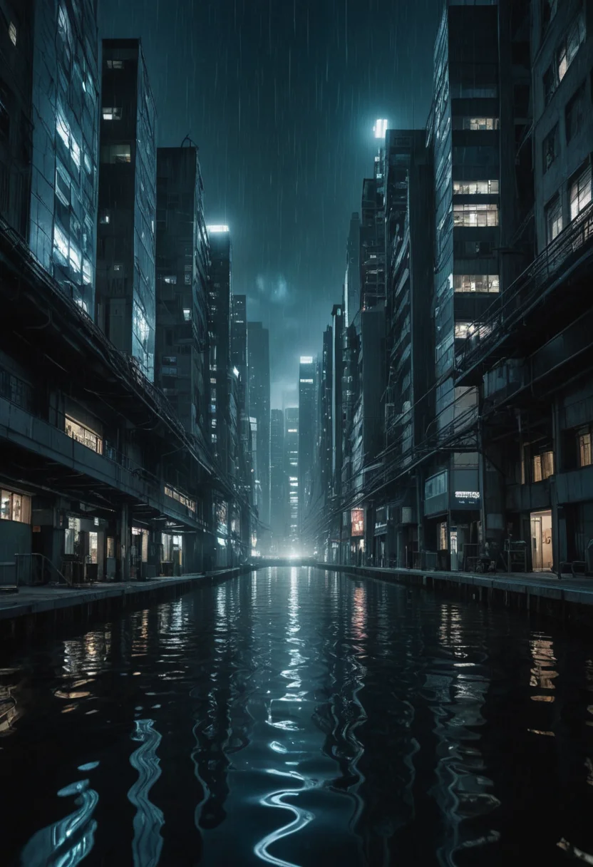 Tide-Flow City — SDXL AI prompt