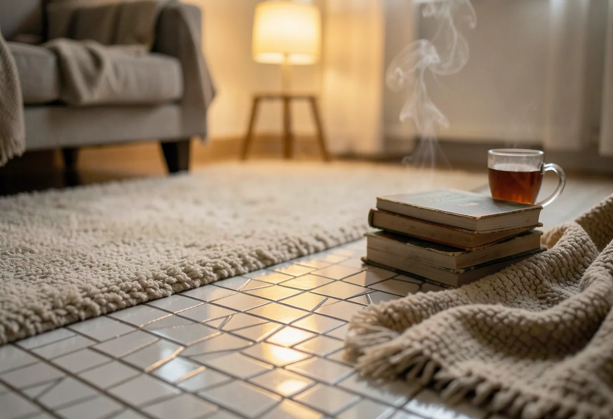 Tile and Tea — Flux AI prompt